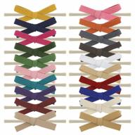 nylon hair accessories: baby girl headbands and bows for newborns, infants, and toddlers (aa10-20pcs) logo