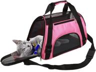 🐾 tahnsty pet carrier bag - portable cat travel bag, airline approved duffle bag for small dogs, cats, puppies & small animals logo