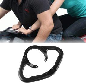 img 3 attached to 🏍️ Aluminium Rear Gas Tank Bar Handle Grip for Honda CBR600 CBR900 CBR929 CBR954 CBR250 CBR400 CBR1000 CBR1100 - Luckmart Motorcycle, 7 Holes, Black