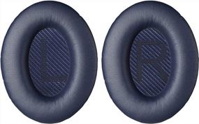 img 4 attached to Replacement Ear-Pads Cushions For Bose QuietComfort 35 (QC35) And QuietComfort 35 II (QC35 II) Over-Ear Headphones - Midnight Blue