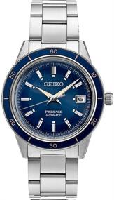 img 3 attached to ⌚ Seiko SRPG05 Presage Men's Watch: Elegant Stainless Steel Timepiece