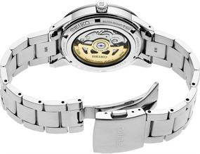 img 1 attached to ⌚ Seiko SRPG05 Presage Men's Watch: Elegant Stainless Steel Timepiece