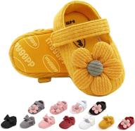 tuoting infant flowers princess toddler girls' shoes : flats логотип