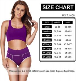 img 3 attached to Cotton High Waist Panties For Women - Soft And Comfy Full Coverage Briefs With Stretch And Breathable Fabric