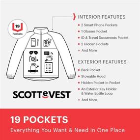 img 3 attached to 🧥 Ultimate SCOTTeVEST Womens Pack Windbreaker Jacket for Stylish Coats, Jackets & Vests