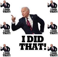 100pcs biden car sticker decals: show your support with funny bumper stickers for vehicles, laptop, motorcycle, and more! логотип