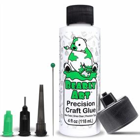 img 4 attached to Bearly Art Precision Craft Glue - The Original - 4fl oz - Tip Kit Included - Dries Clear - Metal Tip - Wrinkle Resistant - Flexible and Crack Resistant - Strong Hold Adhesive - Made in USA: A Comprehensive Review and Buying Guide