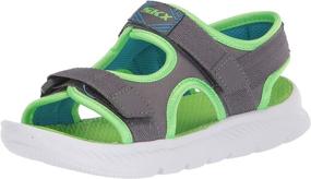 img 4 attached to Skechers C Flex Sandal 2 0 HYDROWAVES Charcoal Boys' Shoes for Sandals