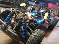 img 1 attached to Remote Control Car 1/18 Scale 2.4 Ghz High Speed 30+ MPH 4X4 Off Road RC Truck With LED Lights - Great For Adults & Kids By FUNTECH review by Braden Douville