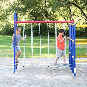 img 3 attached to Upgrade Your Swing Set With ActivPlay Hanging Bridge Accessory Module