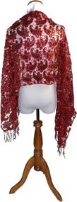 img 1 attached to 💫 Add Glamour to Your Style with Ted Jack Bedazzled Sequin Sparkle Women's Scarves & Wraps