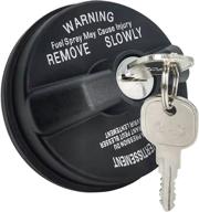 high security locking gas cap: fuel cap for jeep wrangler, liberty, cherokee, grand cherokee, and more logo