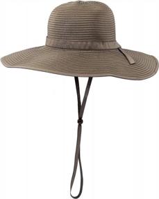 img 4 attached to Солнцезащитная шляпа с широкими полями UPF 50+ для женщин от SwimZip
