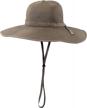 upf 50+ sun protection wide brim sun hat for women by swimzip logo