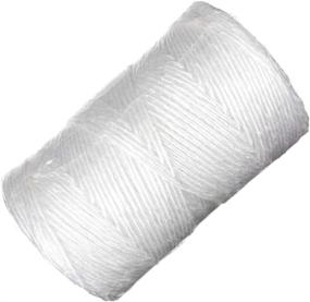 img 1 attached to 🧵 Poly Twine - 1-Ply x 1,000 Feet Tube - White, Resistant to Unraveling and Fraying - Ideal for Hand Tying