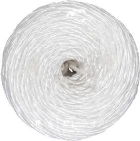 img 2 attached to 🧵 Poly Twine - 1-Ply x 1,000 Feet Tube - White, Resistant to Unraveling and Fraying - Ideal for Hand Tying