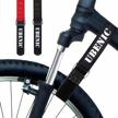 ubenic bike rack strap 29.5 / 24'' bicycle wheel buckle gel straps for storage and stability, replacement bike wheel stabilizer straps for racks. logo