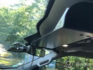 img 1 attached to Stay Safe On The Road With ASPL Emergency Strobe Beacon Visor Lights – 26 Flash Patterns, Split Mount, And Extendable Bracket (Red/White/Red/White) review by Alexis Guiney
