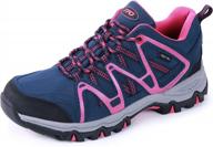 women's lightweight breathable non-slip hiking running shoe athletic outdoor walking trekking sneaker by tfo logo