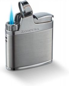 img 4 attached to ZOOCURA Pocket Torch Lighter, Refillable Butane Lighter Windproof Single Jet Flame Torch Lighter Adjustable Butane Gas Lighter Mini Portable Lighter ( Gas Not Included)