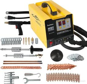 img 4 attached to 🔧 MOTOCOCHE 110V Car Body Dent Repair Kit: Stud Welder, 3KW 3500A Spot Welding Machine – 7 Modes Multi-spot Bonnet Door Repair Tool with Spot Dent Puller & Welding Guns