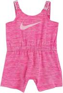 🌴 nike little essentials tropical jumpsuit 06e444 f1p for girls - stylish clothing logo