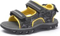 👟 skywheel athletic sandals: stylish and durable toddler boys' casual shoes логотип