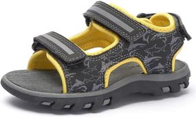 img 4 attached to 👟 Skywheel Athletic Sandals: Stylish and Durable Toddler Boys' Casual Shoes