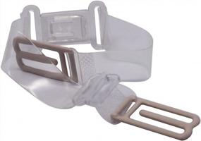img 1 attached to Elastic Non-Slip Bra Strap Holder Adjustable Happy Strap By DoHope - Clear/Assorted Colors