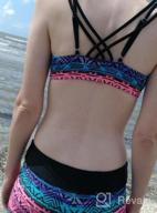 img 1 attached to Trendy Tribal Tankini Set With Boyshorts For Women By Sidefeel review by Brian Rivenbark