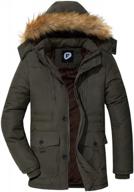 мужская теплая зимняя куртка-пуховик с капюшоном и флисовой подкладкой, анорак, ветровка логотип