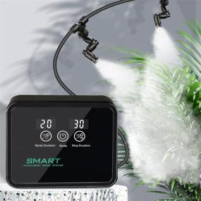 img 4 attached to 🦎 Enhance Your Reptile's Habitat with the Reptile Humidifiers Smart Misting System - Automatic Mister with Timer, 360° Adjustable Misting Nozzles, Perfect for Rainforest Plants and Amphibians