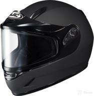 hjc solid racing snowmobile helmet logo