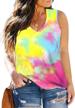 summer v neck sleeveless tunics: rosriss plus-size tank tops for casual women's t-shirts and tees logo