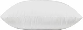 img 1 attached to 13 "X 21" Гипоаллергенная полиэфирная подушка из микрофибры, форма вставки для декоративной декоративной подушки, наволочка со скрытой молнией - диван-кровать