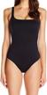 gorgeous gottex swimsuit: textured elegance and square neckline for women's one-piece style logo