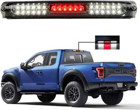 img 4 attached to 🚦 1997-2004 Ford F150 LED Bar 3rd Third Tail Brake Light Rear Cargo Lamp - Premium Chrome Housing & Smoke Lens Stop Light