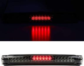 img 1 attached to 🚦 1997-2004 Ford F150 LED Bar 3rd Third Tail Brake Light Rear Cargo Lamp - Premium Chrome Housing & Smoke Lens Stop Light