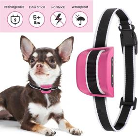 img 3 attached to 🐶 MASBRILL Small Dog Bark Collar - Humane No Shock Anti Barking Collar for Small Dogs - Rechargeable & Effective Stop Barking Collar with 7 Sensitivity Levels - Beep Vibration Technology