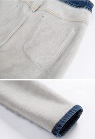 img 1 attached to Warm And Stylish: Heipeiwa Women'S Fleece-Lined Winter Skinny Jeans With Stretch Fit