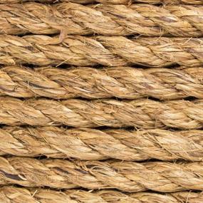 img 1 attached to Twisted Manila Hemp Rope Inch Exterior Accessories