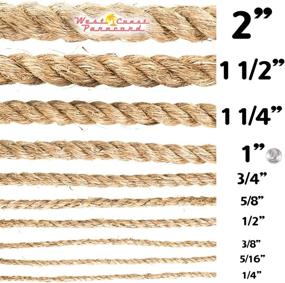 img 2 attached to Twisted Manila Hemp Rope Inch Exterior Accessories