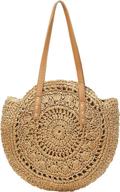 handbags handwoven natural summer shoulder women's handbags & wallets at totes logo