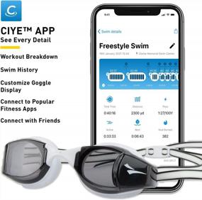img 3 attached to Smart Swimming Goggles With Real-Time Fitness Tracker Display And App Integration For Comprehensive Workout Metrics - FINIS