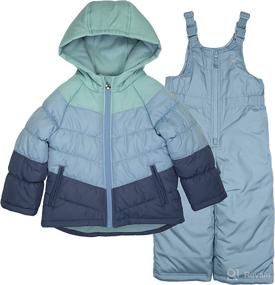 img 2 attached to Girls Jacket Snowbib Snowsuit Outfit Apparel & Accessories Baby Girls ... Clothing