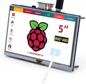 img 4 attached to Enhance Your Raspberry Pi Experience With ELECROW'S 5 Inch Touchscreen Monitor - HDMI Compatible With Multiple Devices!