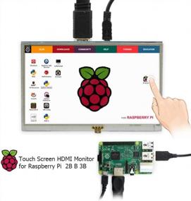 img 2 attached to Enhance Your Raspberry Pi Experience With ELECROW'S 5 Inch Touchscreen Monitor - HDMI Compatible With Multiple Devices!