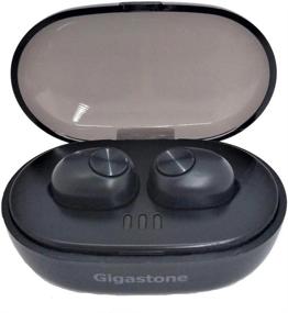 img 2 attached to Передовые беспроводные наушники Gigastone T1 True Wireless с Bluetooth, микрофоном и водонепроницаемостью IPX5 для активного образа жизни