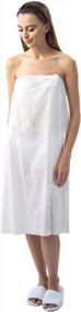 img 3 attached to 50-Pack Disposable Spa Wrap Gowns With Closure For Enriching Salon & Spa Experience