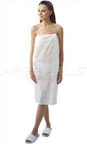 img 1 attached to 50-Pack Disposable Spa Wrap Gowns With Closure For Enriching Salon & Spa Experience